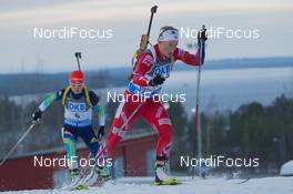 07.12.2014, Oestersund, Sweden (SWE): Tiril Eckhoff (NOR) - IBU world cup biathlon, pursuit women, Oestersund (SWE). www.nordicfocus.com. © Manzoni/NordicFocus. Every downloaded picture is fee-liable.