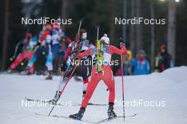 07.12.2014, Oestersund, Sweden (SWE): Nicole Gontier (ITA) - IBU world cup biathlon, pursuit women, Oestersund (SWE). www.nordicfocus.com. © Manzoni/NordicFocus. Every downloaded picture is fee-liable.