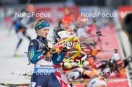 07.12.2014, Oestersund, Sweden (SWE): Mona Brorsson (SWE) - IBU world cup biathlon, pursuit women, Oestersund (SWE). www.nordicfocus.com. © Manzoni/NordicFocus. Every downloaded picture is fee-liable.