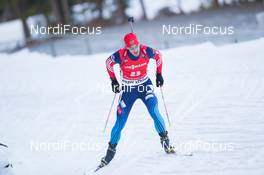 06.12.2014, Oestersund, Sweden (SWE):  Dmitry Malyshko (RUS) - IBU world cup biathlon, sprint men, Oestersund (SWE). www.nordicfocus.com. © Manzoni/NordicFocus. Every downloaded picture is fee-liable.