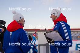 06.12.2014, Oestersund, Sweden (SWE):  Jonas Johansson (SWE) coach Team USA - IBU world cup biathlon, sprint men, Oestersund (SWE). www.nordicfocus.com. © Manzoni/NordicFocus. Every downloaded picture is fee-liable.