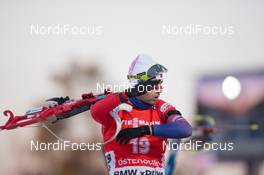 06.12.2014, Oestersund, Sweden (SWE):  Ole Einar Bjoerndalen (NOR) - IBU world cup biathlon, sprint men, Oestersund (SWE). www.nordicfocus.com. © Manzoni/NordicFocus. Every downloaded picture is fee-liable.
