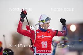 06.12.2014, Oestersund, Sweden (SWE):  Ole Einar Bjoerndalen (NOR) - IBU world cup biathlon, sprint men, Oestersund (SWE). www.nordicfocus.com. © Manzoni/NordicFocus. Every downloaded picture is fee-liable.