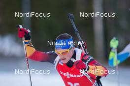 06.12.2014, Oestersund, Sweden (SWE):  Eric Lesser (GER) - IBU world cup biathlon, sprint men, Oestersund (SWE). www.nordicfocus.com. © Manzoni/NordicFocus. Every downloaded picture is fee-liable.