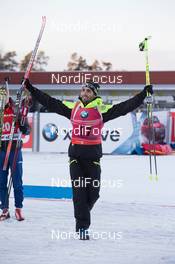 06.12.2014, Oestersund, Sweden (SWE):  Martin Fourcade (FRA) - IBU world cup biathlon, sprint men, Oestersund (SWE). www.nordicfocus.com. © Manzoni/NordicFocus. Every downloaded picture is fee-liable.