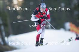 06.12.2014, Oestersund, Sweden (SWE):  Tobias Eberhard (AUT) - IBU world cup biathlon, sprint men, Oestersund (SWE). www.nordicfocus.com. © Manzoni/NordicFocus. Every downloaded picture is fee-liable.