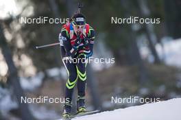 06.12.2014, Oestersund, Sweden (SWE):  Quentin Fillon Maillet (FRA) - IBU world cup biathlon, sprint men, Oestersund (SWE). www.nordicfocus.com. © Manzoni/NordicFocus. Every downloaded picture is fee-liable.