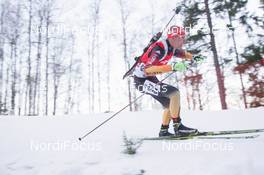 06.12.2014, Oestersund, Sweden (SWE):  Daniel Boehm (GER) - IBU world cup biathlon, sprint men, Oestersund (SWE). www.nordicfocus.com. © Manzoni/NordicFocus. Every downloaded picture is fee-liable.