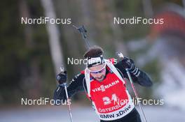 06.12.2014, Oestersund, Sweden (SWE):  Benjamin Weger (SUI) - IBU world cup biathlon, sprint men, Oestersund (SWE). www.nordicfocus.com. © Manzoni/NordicFocus. Every downloaded picture is fee-liable.