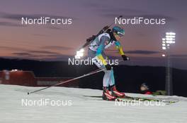 06.12.2014, Oestersund, Sweden (SWE): Darya Usanova (KAZ) - IBU world cup biathlon, sprint women, Oestersund (SWE). www.nordicfocus.com. © Manzoni/NordicFocus. Every downloaded picture is fee-liable.
