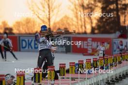 06.12.2014, Oestersund, Sweden (SWE): Annalies Cook (USA) - IBU world cup biathlon, sprint women, Oestersund (SWE). www.nordicfocus.com. © Manzoni/NordicFocus. Every downloaded picture is fee-liable.