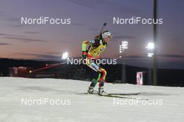 06.12.2014, Oestersund, Sweden (SWE): Darya Domracheva (BLR) - IBU world cup biathlon, sprint women, Oestersund (SWE). www.nordicfocus.com. © Manzoni/NordicFocus. Every downloaded picture is fee-liable.