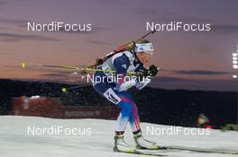 06.12.2014, Oestersund, Sweden (SWE): Susan Dunklee (USA) - IBU world cup biathlon, sprint women, Oestersund (SWE). www.nordicfocus.com. © Manzoni/NordicFocus. Every downloaded picture is fee-liable.