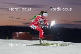 06.12.2014, Oestersund, Sweden (SWE): Karin Oberhofer (ITA) - IBU world cup biathlon, sprint women, Oestersund (SWE). www.nordicfocus.com. © Manzoni/NordicFocus. Every downloaded picture is fee-liable.