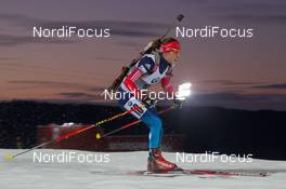 06.12.2014, Oestersund, Sweden (SWE): Daria Virolaynen (RUS) - IBU world cup biathlon, sprint women, Oestersund (SWE). www.nordicfocus.com. © Manzoni/NordicFocus. Every downloaded picture is fee-liable.