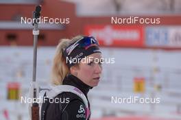 28.11.2014, Oestersund, Sweden (SWE): Elisa Gasparin (SUI) - IBU world cup biathlon, training, Oestersund (SWE). www.nordicfocus.com. © Manzoni/NordicFocus. Every downloaded picture is fee-liable.
