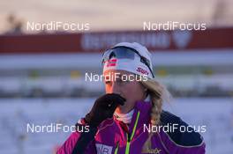 28.11.2014, Oestersund, Sweden (SWE): Tiril Eckhoff (NOR) - IBU world cup biathlon, training, Oestersund (SWE). www.nordicfocus.com. © Manzoni/NordicFocus. Every downloaded picture is fee-liable.