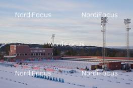 28.11.2014, Oestersund, Sweden (SWE): Event Feature: The new National Biathlon Stadium of Oestersund - IBU world cup biathlon, training, Oestersund (SWE). www.nordicfocus.com. © Manzoni/NordicFocus. Every downloaded picture is fee-liable.