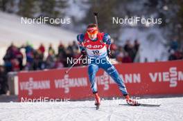 14.12.2014, Hochfilzen, Austria (AUT): Ondrej Moravec (CZE) - IBU world cup biathlon, pursuit men, Hochfilzen (AUT). www.nordicfocus.com. © Manzoni/NordicFocus. Every downloaded picture is fee-liable.