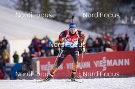 14.12.2014, Hochfilzen, Austria (AUT): Andreas Birnbacher  (GER) - IBU world cup biathlon, pursuit men, Hochfilzen (AUT). www.nordicfocus.com. © Manzoni/NordicFocus. Every downloaded picture is fee-liable.