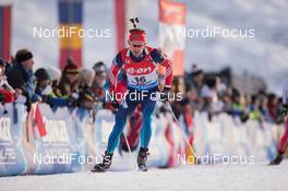 14.12.2014, Hochfilzen, Austria (AUT): Timofey Lapshin (RUS) - IBU world cup biathlon, pursuit men, Hochfilzen (AUT). www.nordicfocus.com. © Manzoni/NordicFocus. Every downloaded picture is fee-liable.