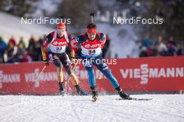 14.12.2014, Hochfilzen, Austria (AUT): Evgeniy Garanichev (RUS) - IBU world cup biathlon, pursuit men, Hochfilzen (AUT). www.nordicfocus.com. © Manzoni/NordicFocus. Every downloaded picture is fee-liable.