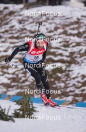 14.12.2014, Hochfilzen, Austria (AUT): Benjamin Weger (SUI) - IBU world cup biathlon, pursuit men, Hochfilzen (AUT). www.nordicfocus.com. © Manzoni/NordicFocus. Every downloaded picture is fee-liable.