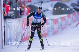 14.12.2014, Hochfilzen, Austria (AUT): Anais Bescond (FRA) - IBU world cup biathlon, pursuit women, Hochfilzen (AUT). www.nordicfocus.com. © Manzoni/NordicFocus. Every downloaded picture is fee-liable.