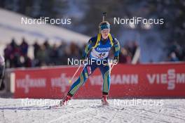 14.12.2014, Hochfilzen, Austria (AUT): Mona Brorsson (SWE) - IBU world cup biathlon, pursuit women, Hochfilzen (AUT). www.nordicfocus.com. © Manzoni/NordicFocus. Every downloaded picture is fee-liable.