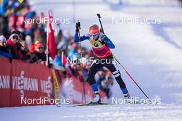 14.12.2014, Hochfilzen, Austria (AUT): Kaisa Maekaeraeinen (FIN) - IBU world cup biathlon, pursuit women, Hochfilzen (AUT). www.nordicfocus.com. © Manzoni/NordicFocus. Every downloaded picture is fee-liable.
