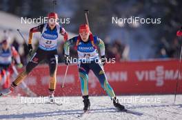 14.12.2014, Hochfilzen, Austria (AUT): Natalya Burdyga (URK) - IBU world cup biathlon, pursuit women, Hochfilzen (AUT). www.nordicfocus.com. © Manzoni/NordicFocus. Every downloaded picture is fee-liable.