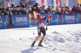 14.12.2014, Hochfilzen, Austria (AUT): Vanessa Hinz (GER) - IBU world cup biathlon, pursuit women, Hochfilzen (AUT). www.nordicfocus.com. © Manzoni/NordicFocus. Every downloaded picture is fee-liable.