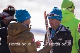 14.12.2014, Hochfilzen, Austria (AUT): Armin Auchentaller (ITA), Coach Team Switzerland - IBU world cup biathlon, pursuit women, Hochfilzen (AUT). www.nordicfocus.com. © Manzoni/NordicFocus. Every downloaded picture is fee-liable.
