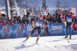 14.12.2014, Hochfilzen, Austria (AUT): Franziska Preuss (GER) - IBU world cup biathlon, pursuit women, Hochfilzen (AUT). www.nordicfocus.com. © Manzoni/NordicFocus. Every downloaded picture is fee-liable.