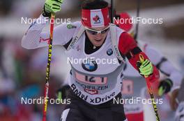 13.12.2014, Hochfilzen, Austria (AUT): Nathan Smith (CAN) - IBU world cup biathlon, relay men, Hochfilzen (AUT). www.nordicfocus.com. © Manzoni/NordicFocus. Every downloaded picture is fee-liable.