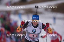 13.12.2014, Hochfilzen, Austria (AUT): Eric Lesser (GER) - IBU world cup biathlon, relay men, Hochfilzen (AUT). www.nordicfocus.com. © Manzoni/NordicFocus. Every downloaded picture is fee-liable.
