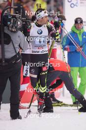 13.12.2014, Hochfilzen, Austria (AUT): Martin Fourcade (FRA) - IBU world cup biathlon, relay men, Hochfilzen (AUT). www.nordicfocus.com. © Manzoni/NordicFocus. Every downloaded picture is fee-liable.