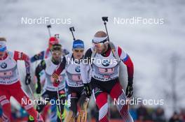 13.12.2014, Hochfilzen, Austria (AUT): Daniel Mesotitsch (AUT) - IBU world cup biathlon, relay men, Hochfilzen (AUT). www.nordicfocus.com. © Manzoni/NordicFocus. Every downloaded picture is fee-liable.