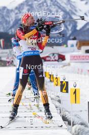 13.12.2014, Hochfilzen, Austria (AUT): Vanessa Hinz (GER) - IBU world cup biathlon, relay women, Hochfilzen (AUT). www.nordicfocus.com. © Manzoni/NordicFocus. Every downloaded picture is fee-liable.