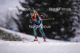 13.12.2014, Hochfilzen, Austria (AUT): Mona Brorsson (SWE) - IBU world cup biathlon, relay women, Hochfilzen (AUT). www.nordicfocus.com. © Manzoni/NordicFocus. Every downloaded picture is fee-liable.