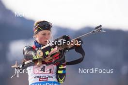 13.12.2014, Hochfilzen, Austria (AUT): Marine Bolliet (FRA) - IBU world cup biathlon, relay women, Hochfilzen (AUT). www.nordicfocus.com. © Manzoni/NordicFocus. Every downloaded picture is fee-liable.