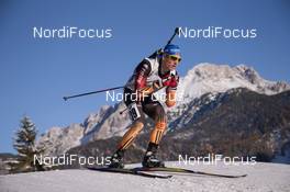 12.12.2014, Hochfilzen, Austria (AUT): Eric Lesser (GER) - IBU world cup biathlon, sprint men, Hochfilzen (AUT). www.nordicfocus.com. © Manzoni/NordicFocus. Every downloaded picture is fee-liable.