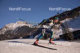 12.12.2014, Hochfilzen, Austria (AUT): Ted Armgren (SWE) - IBU world cup biathlon, sprint men, Hochfilzen (AUT). www.nordicfocus.com. © Manzoni/NordicFocus. Every downloaded picture is fee-liable.