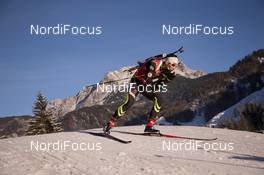 12.12.2014, Hochfilzen, Austria (AUT): Martin Fourcade (FRA) - IBU world cup biathlon, sprint men, Hochfilzen (AUT). www.nordicfocus.com. © Manzoni/NordicFocus. Every downloaded picture is fee-liable.