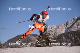12.12.2014, Hochfilzen, Austria (AUT): Tomas Hasilla (SVK) - IBU world cup biathlon, sprint men, Hochfilzen (AUT). www.nordicfocus.com. © Manzoni/NordicFocus. Every downloaded picture is fee-liable.