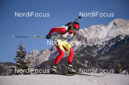 12.12.2014, Hochfilzen, Austria (AUT): Cornel Puchianu (ROU) - IBU world cup biathlon, sprint men, Hochfilzen (AUT). www.nordicfocus.com. © Manzoni/NordicFocus. Every downloaded picture is fee-liable.