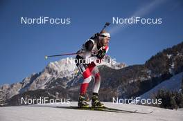 12.12.2014, Hochfilzen, Austria (AUT): Daniel Mesotitsch (AUT) - IBU world cup biathlon, sprint men, Hochfilzen (AUT). www.nordicfocus.com. © Manzoni/NordicFocus. Every downloaded picture is fee-liable.