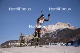 12.12.2014, Hochfilzen, Austria (AUT): Quentin Fillon Maillet (FRA) - IBU world cup biathlon, sprint men, Hochfilzen (AUT). www.nordicfocus.com. © Manzoni/NordicFocus. Every downloaded picture is fee-liable.
