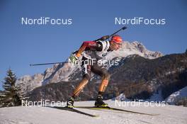 12.12.2014, Hochfilzen, Austria (AUT): Daniel Boehm (GER) - IBU world cup biathlon, sprint men, Hochfilzen (AUT). www.nordicfocus.com. © Manzoni/NordicFocus. Every downloaded picture is fee-liable.