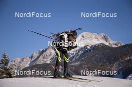 12.12.2014, Hochfilzen, Austria (AUT): Simon Desthieux (FRA) - IBU world cup biathlon, sprint men, Hochfilzen (AUT). www.nordicfocus.com. © Manzoni/NordicFocus. Every downloaded picture is fee-liable.